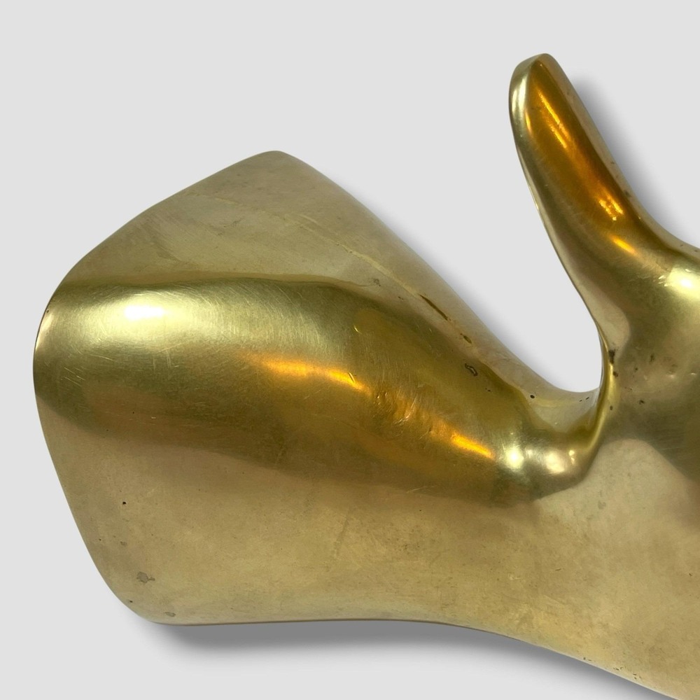 Vintage Brass Duck Head 5" Bookend Country Cottage Grandmacore Farmhouse Decor - Picture 9 of 12